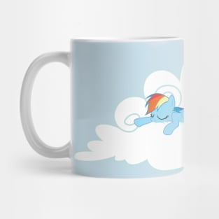 Rainbow Dash sleeping on a cloud Mug